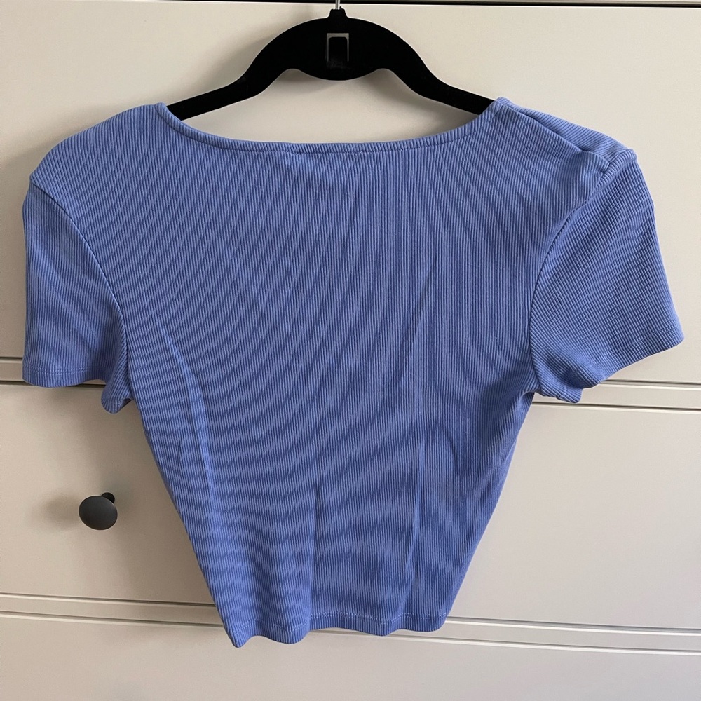ZARA Ribbed Crop Top - Picture 2 of 3